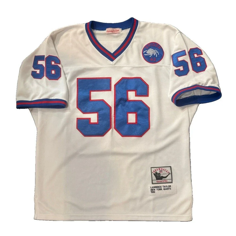 Lawrence Taylor 1990 Mitchell & Ness NY Giants Throwback Jersey Men's 52 VTG
